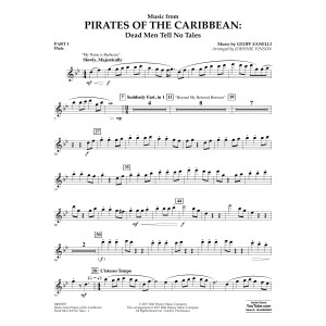 Music from Pirates of the Caribbean: Dead Men Tell No Tales - Pt.1 - Flute