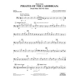 Music from Pirates of the Caribbean: Dead Men Tell No Tales - Pt.5 - String/Electric Bass