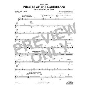 Music from Pirates of the Caribbean: Dead Men Tell No Tales - Mallet Percussion