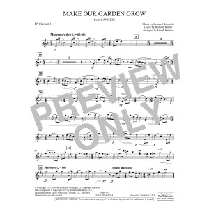 Make Our Garden Grow (from Candide) - Bb Clarinet 1