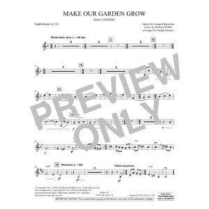 Make Our Garden Grow (from Candide) - Euphonium in Treble Clef
