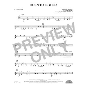Born to Be Wild - Bb Clarinet 2