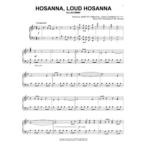Hosanna, Loud Hosanna