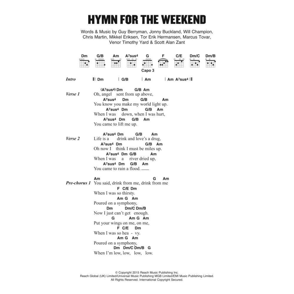 Hymn For The Weekend
