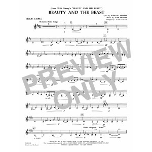 Beauty and the Beast (arr. Calvin Custer) - Violin 3 (Viola T.C.)