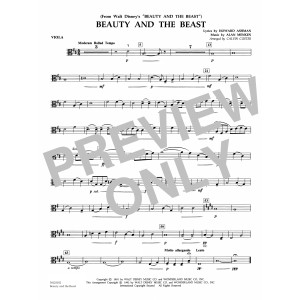 Beauty and the Beast (arr. Calvin Custer) - Viola