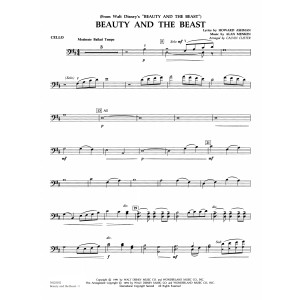 Beauty and the Beast (arr. Calvin Custer) - Cello
