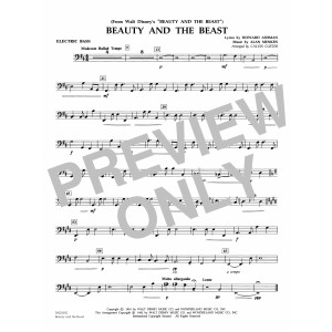 Beauty and the Beast (arr. Calvin Custer) - Electric Bass