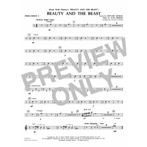 Beauty and the Beast (arr. Calvin Custer) - Percussion 2