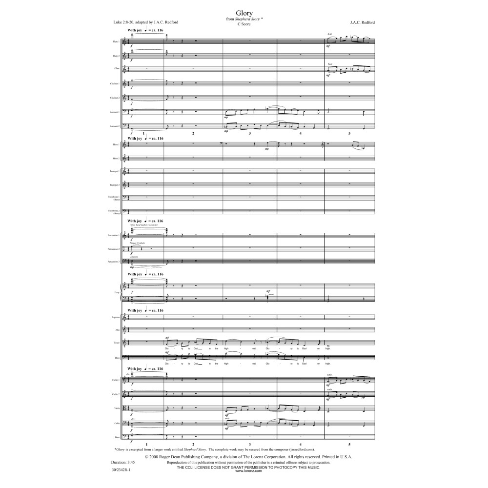 Glory - Score