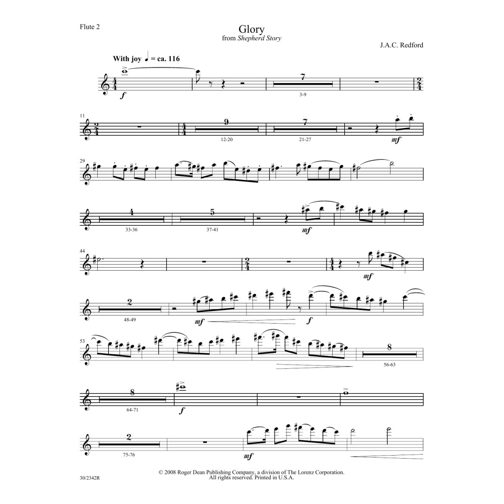 Glory - Flute 2