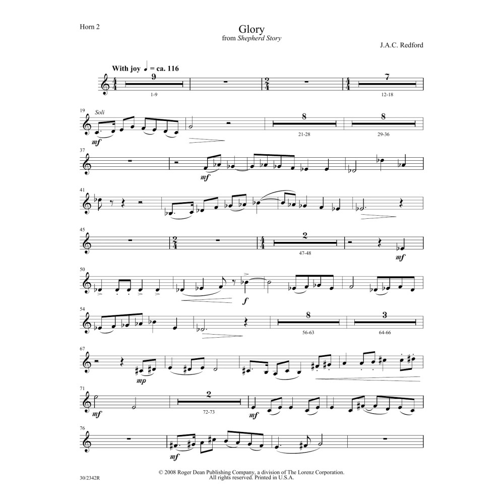 Glory - F Horn 2