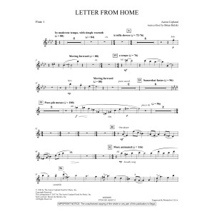 Letter from Home - Flute 1