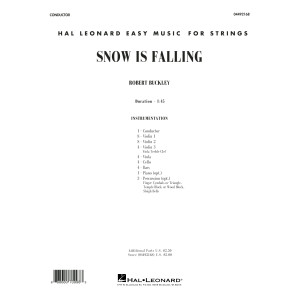 Snow Is Falling - Conductor Score (Full Score)