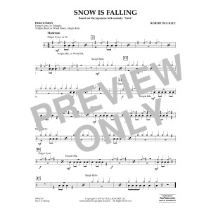 Snow Is Falling - Percussion