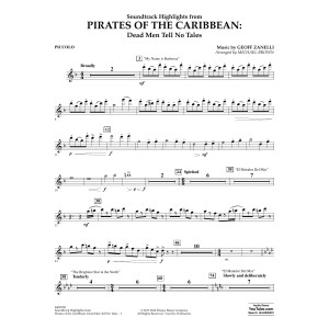 Pirates of the Caribbean: Dead Men Tell No Tales - Piccolo