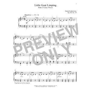 The Little Goat Limping, Op. 89, No. 19