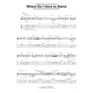 Where Do I Have To Stand