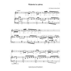 Ridente La Calma, K. 152