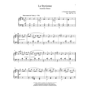 La Styrienne, Op. 100, No. 14