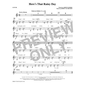 Here's That Rainy Day - Guitar