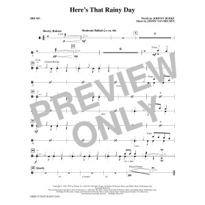 Here's That Rainy Day - Drums