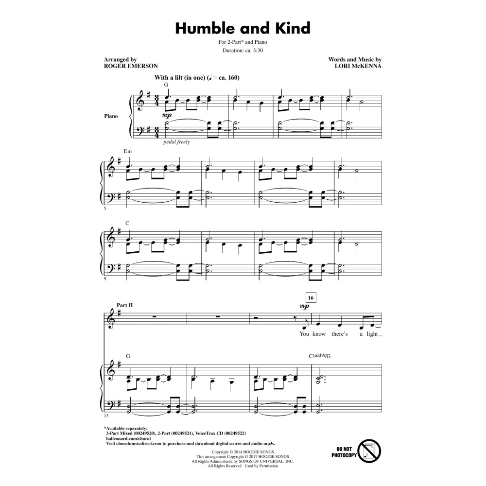 Humble And Kind