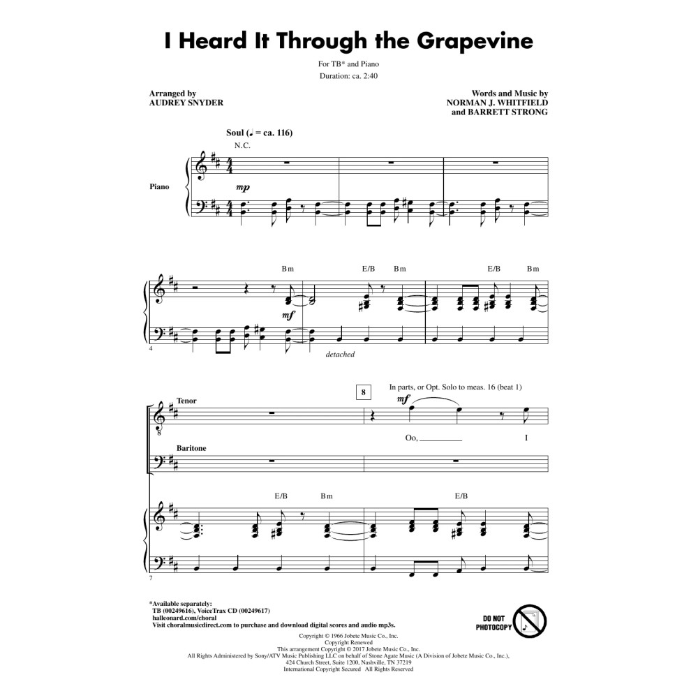 I Heard It Through The Grapevine