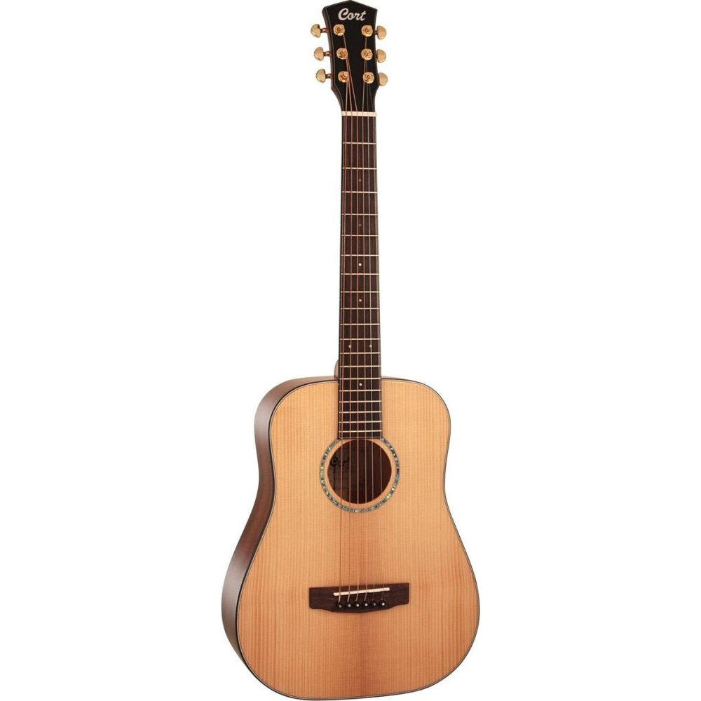 Cort Guitare Gold Mini Naturel Brillant