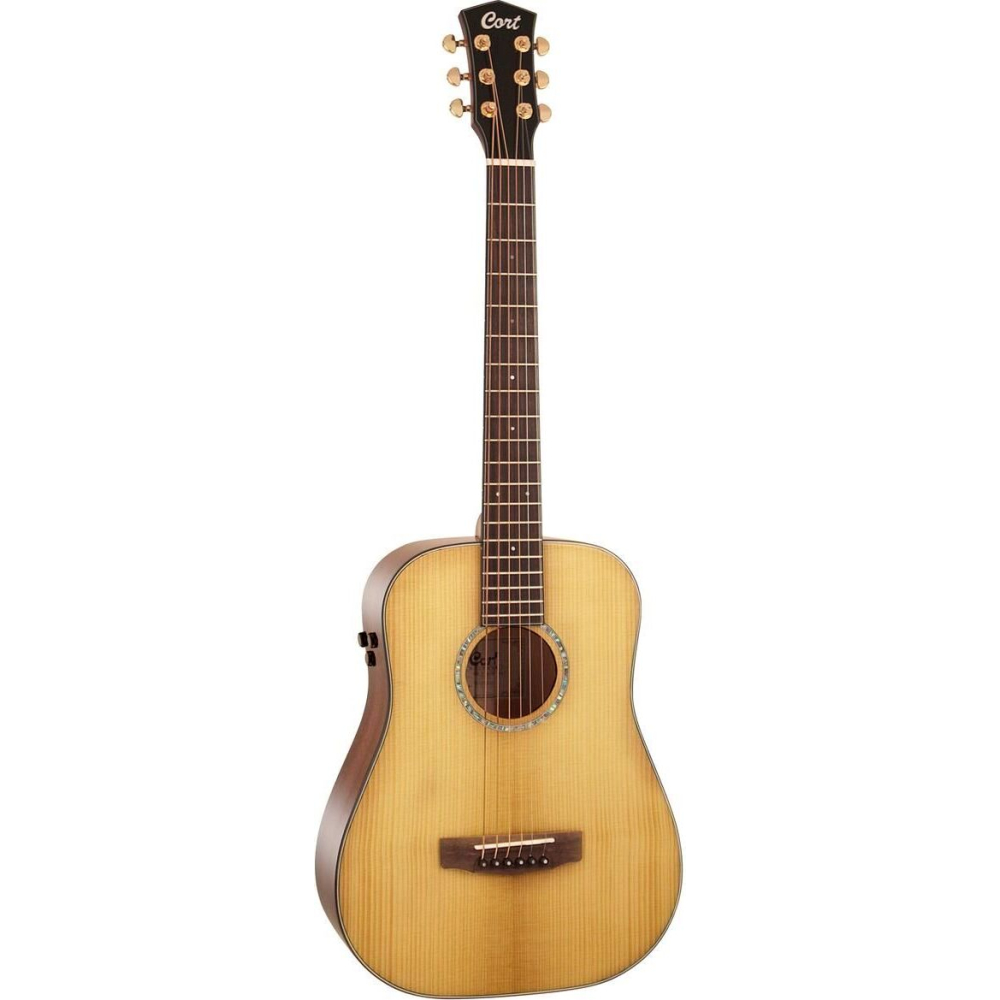 Cort Guitare Gold Mini-f Nat. Brillant