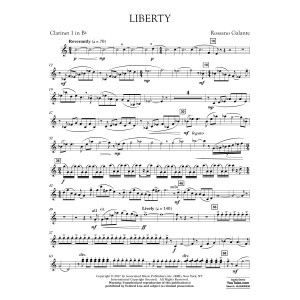 Liberty - Clarinet 1 in Bb