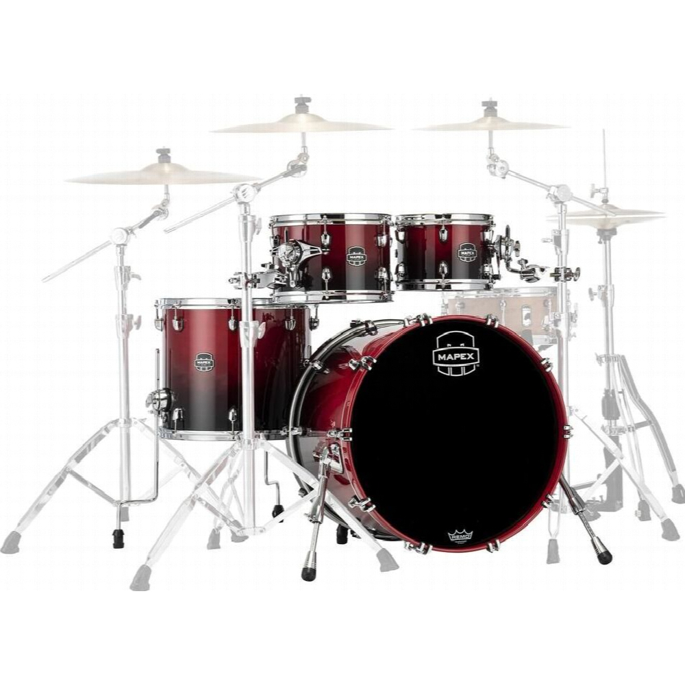Mapex Saturn 4 Futs Scarlet Fade