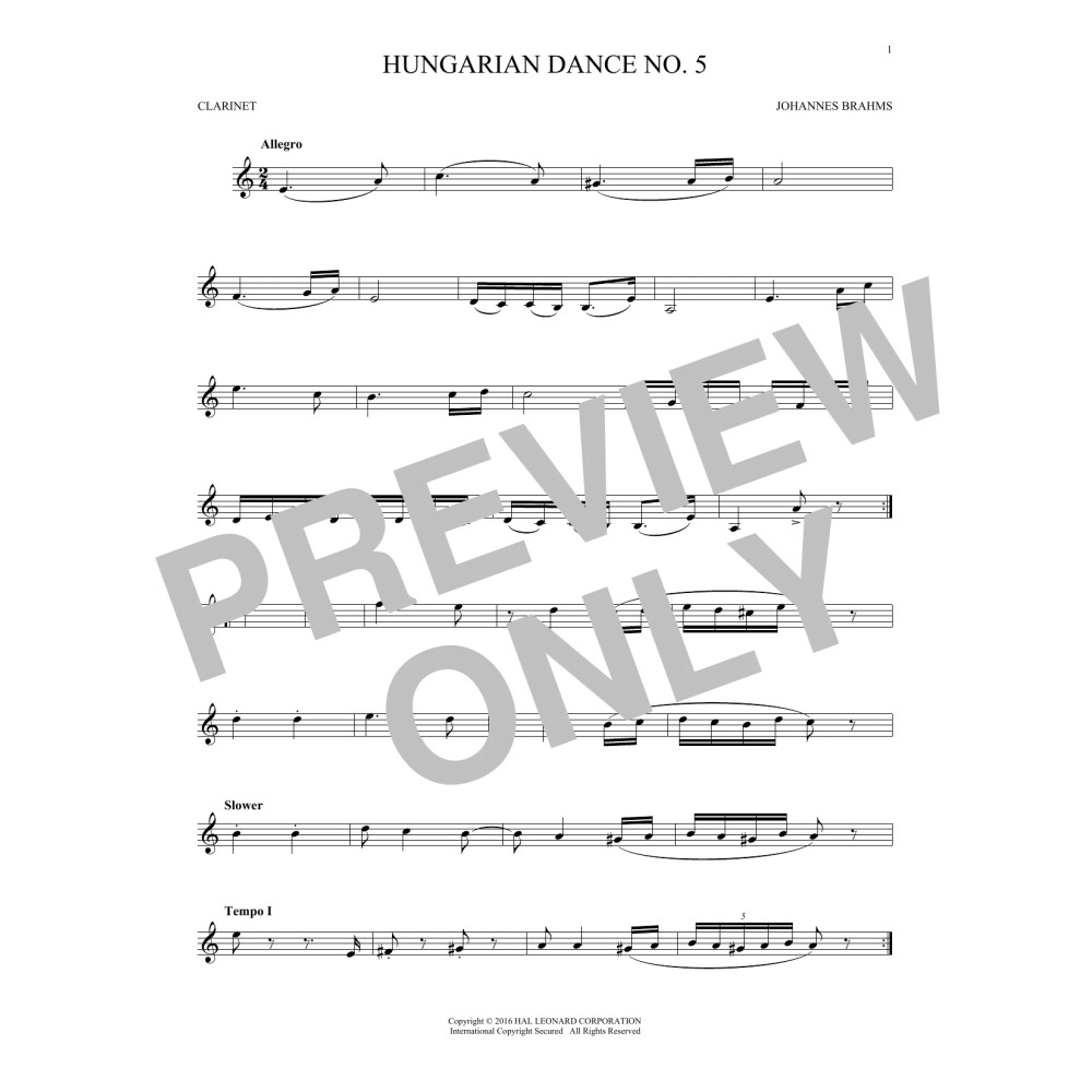 Hungarian Dance No. 5