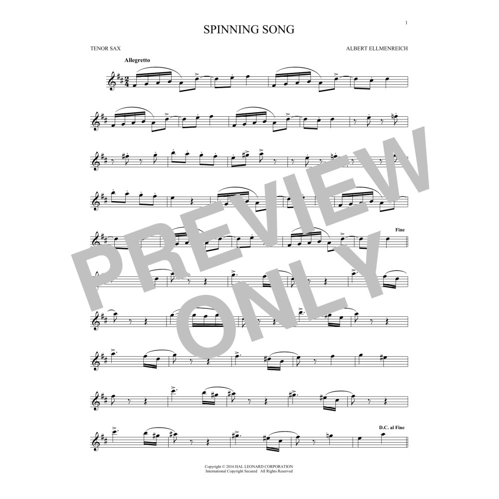 Spinning Song