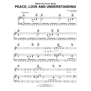 (What's So Funny 'Bout) Peace, Love And Understanding