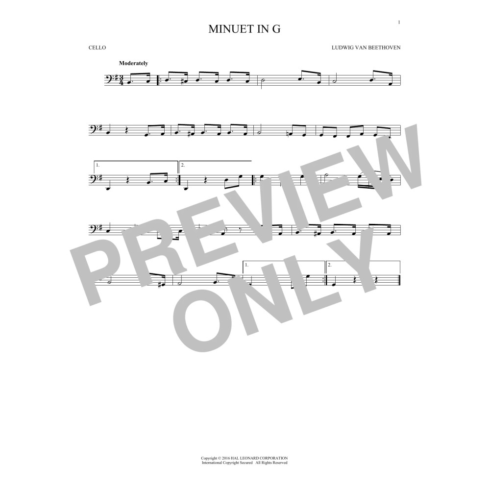 Minuet In G