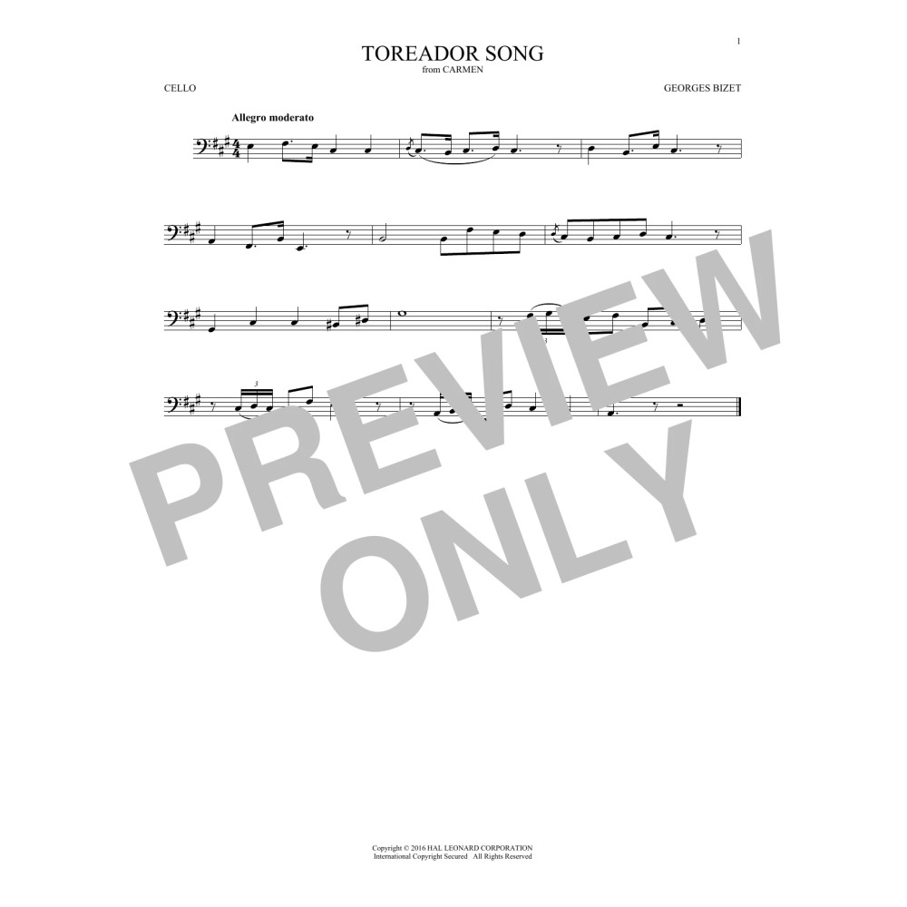 Toreador Song