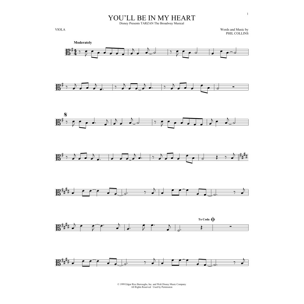 You'll Be In My Heart (from Tarzan)