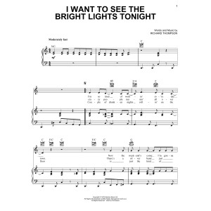 I Want To See The Bright Lights Tonight