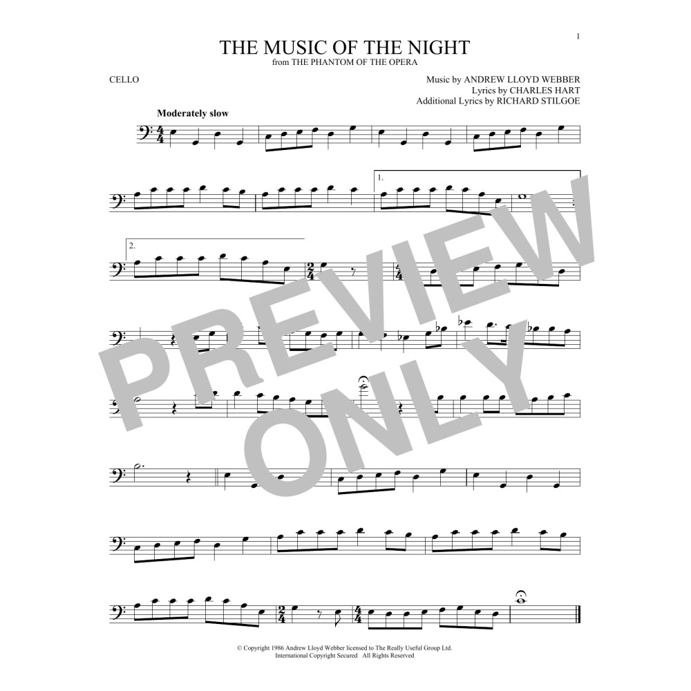 The Music Of The Night (from The Phantom Of The Opera)