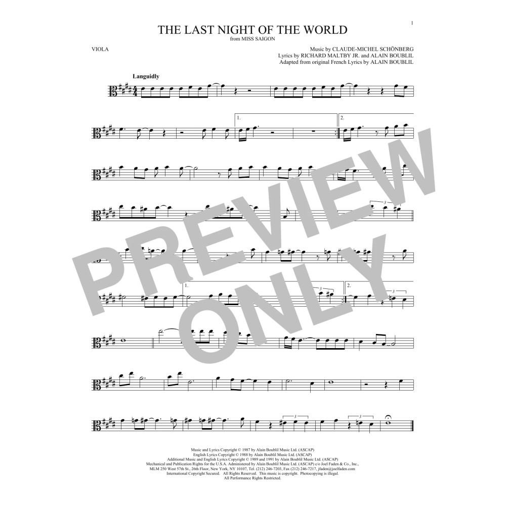 The Last Night Of The World