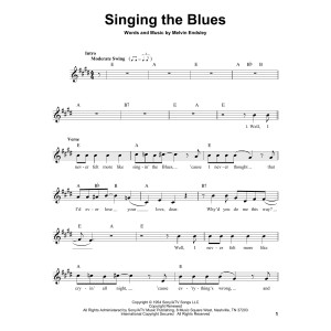 Singing The Blues