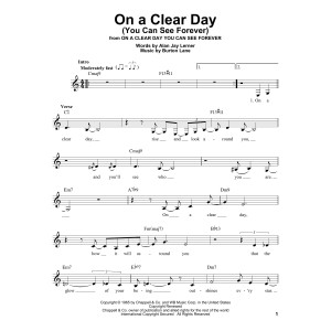 On A Clear Day (You Can See Forever)