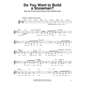 Do You Want To Build A Snowman? (from Frozen)