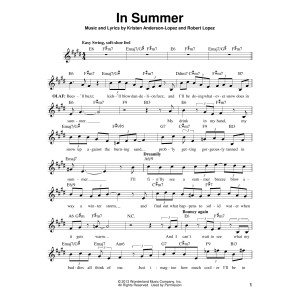In Summer (from Frozen)