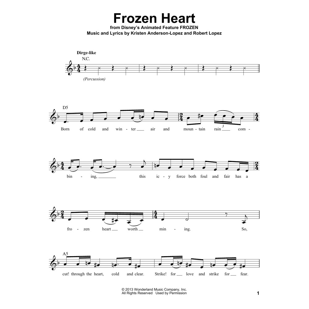 Frozen Heart (from Disney's Frozen)