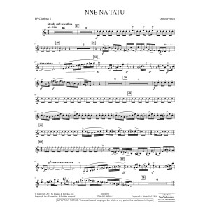 Nne Na Tatu - Bb Clarinet 3