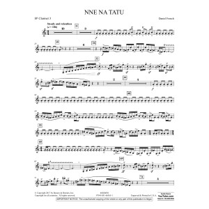 Nne Na Tatu - Bb Bass Clarinet