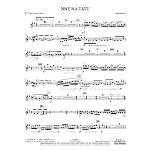 Nne Na Tatu - Eb Alto Saxophone 1