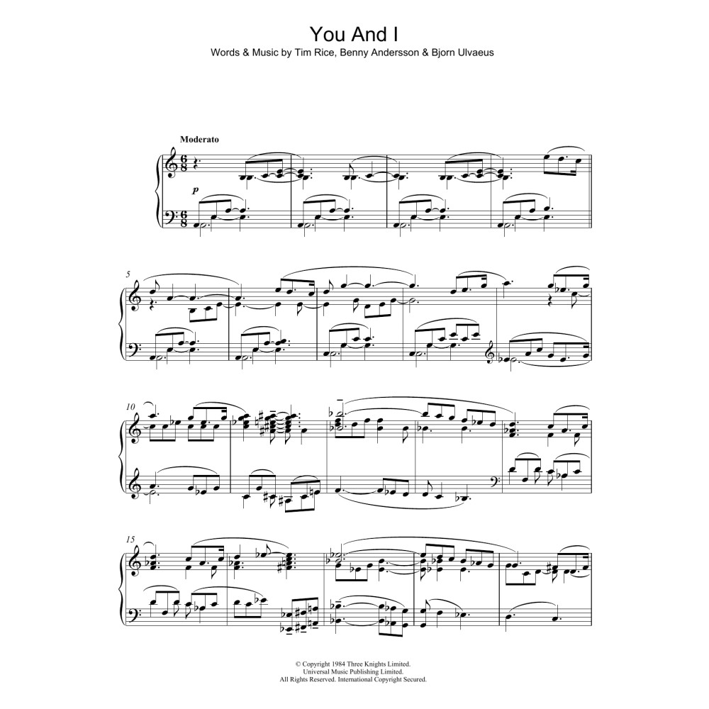 You and I (from "Chess")